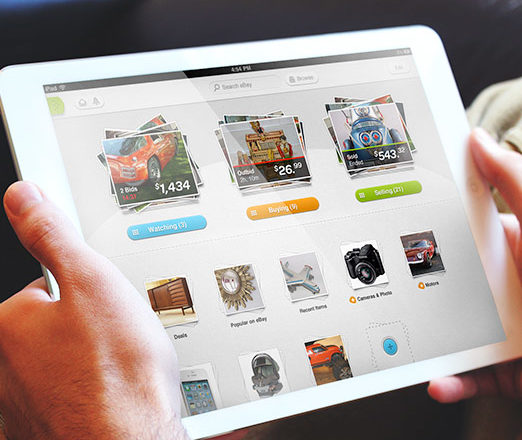 Ebay iPad App by John Wayne Hill