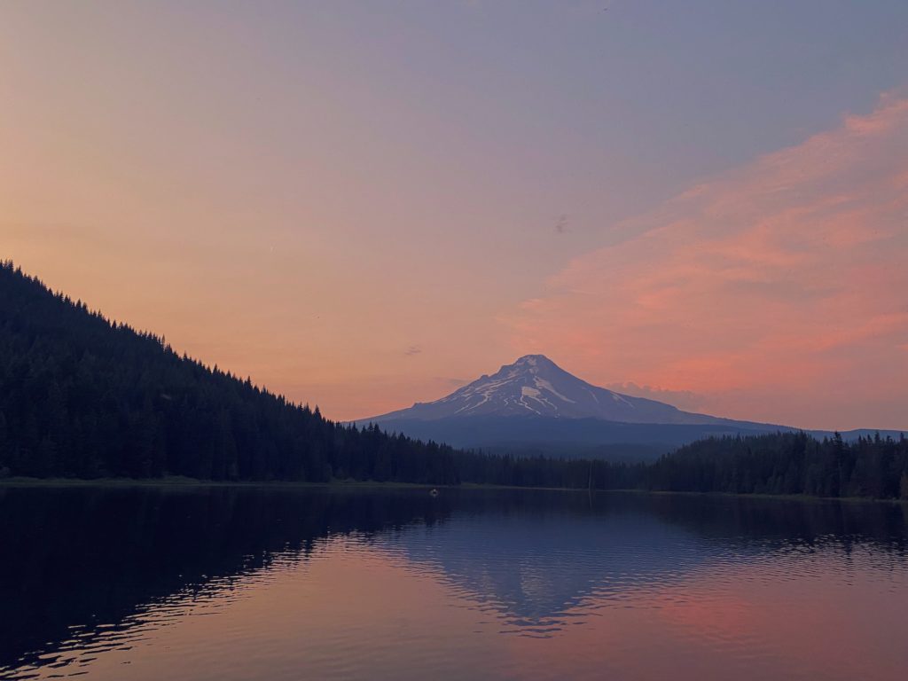Mt Hood at sunset