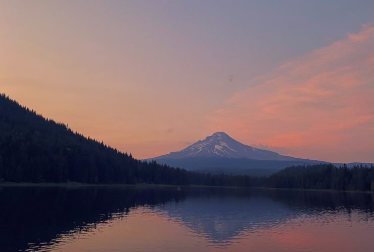Mt Hood at sunset